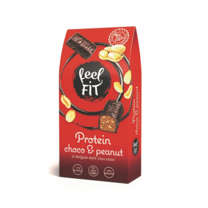 蛋白花生巧克力采用比利时黑巧克力83g